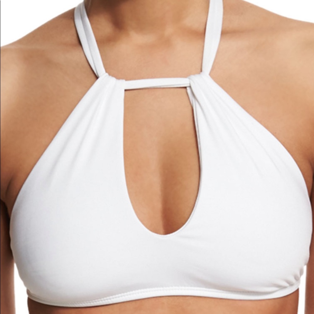 Vitamin A  Amber High Neck Swim Top